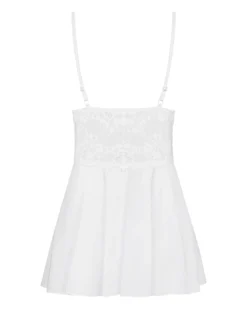 Biała babydoll i stringi