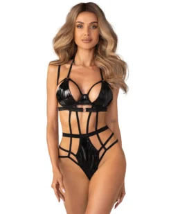 Body w stylu wet look
