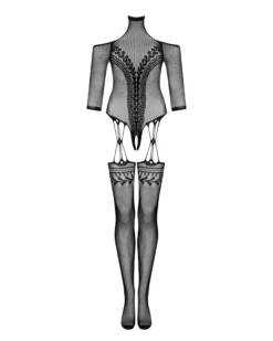 Czarne bodystocking