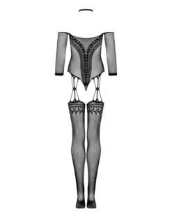 Czarne bodystocking