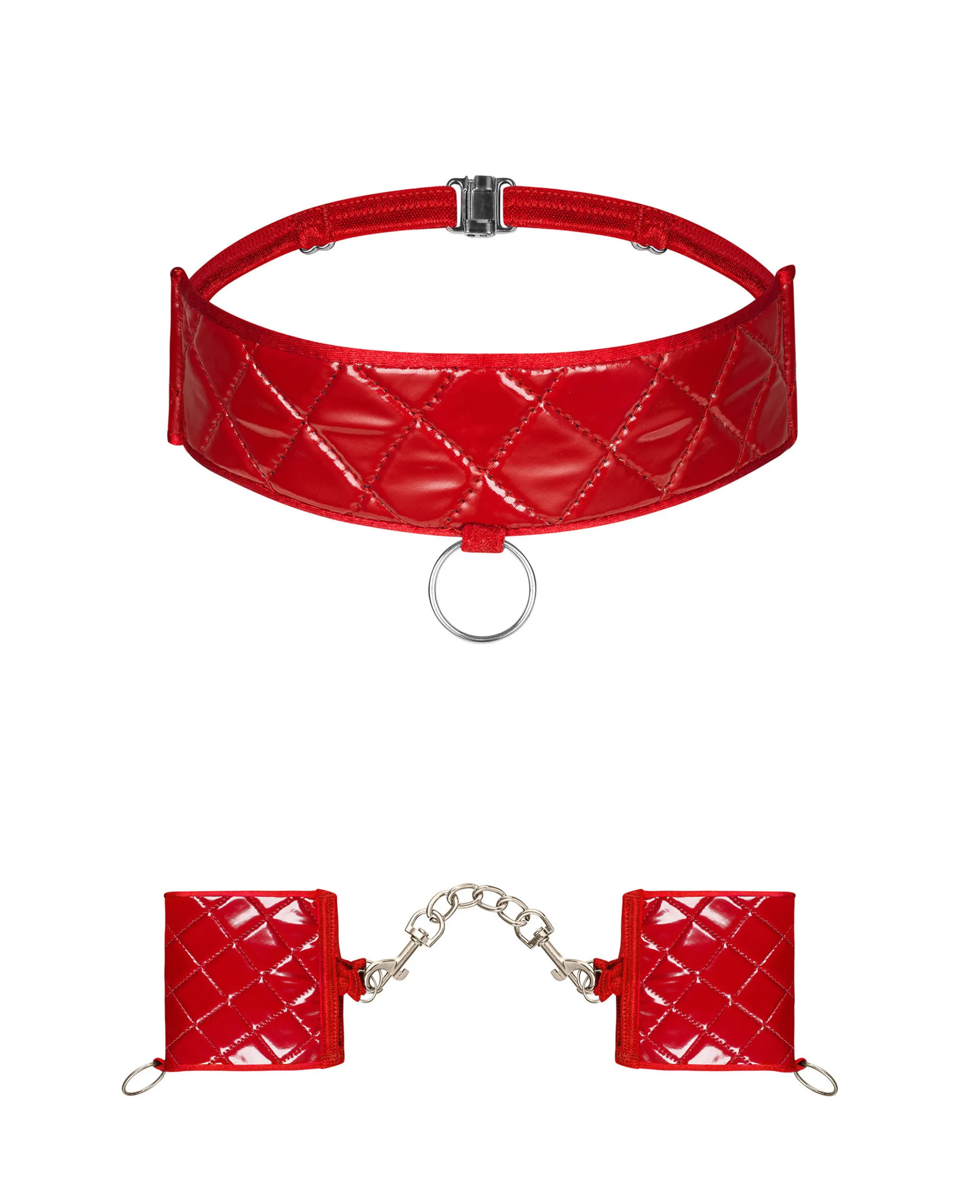 Czerwone kajdanki i choker