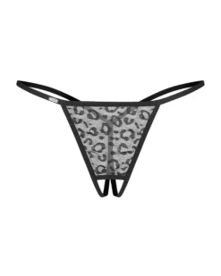Dwupak stringów z otwartym krokiem