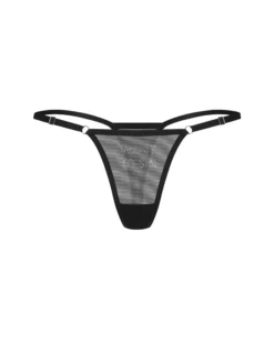 Stringi z napisem „Want to Sin”