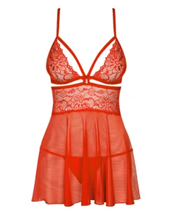 Urocza babydoll i stringi